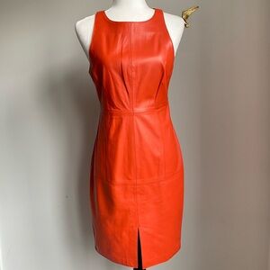 Genuine Leather Designer Dress Anabel in Sevilla | Susana Monaco